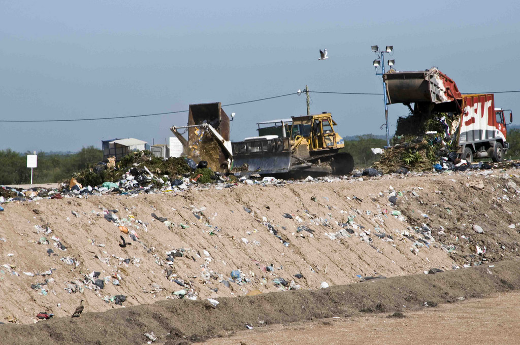 El relleno sanitario de Ensenada recibe basura de municipios del sur bonaerense. Crédito: CEAMSE