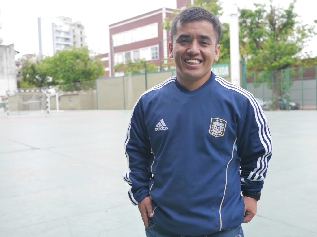 Facundo Rojas, capitan de la Selección Argentina de Talla Baja.