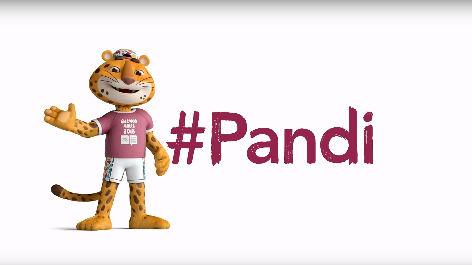 Pandi es la mascota oficial de los juegos.