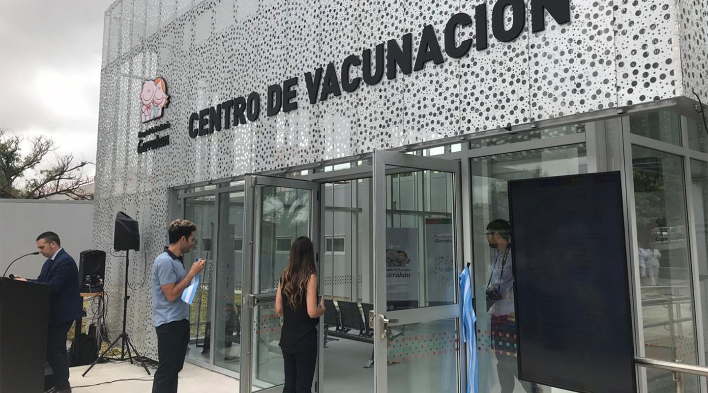 El Garrahan inauguró el vacunatorio público más grande de la Argentina