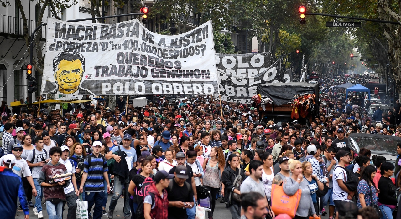 El reclamo, en la calle