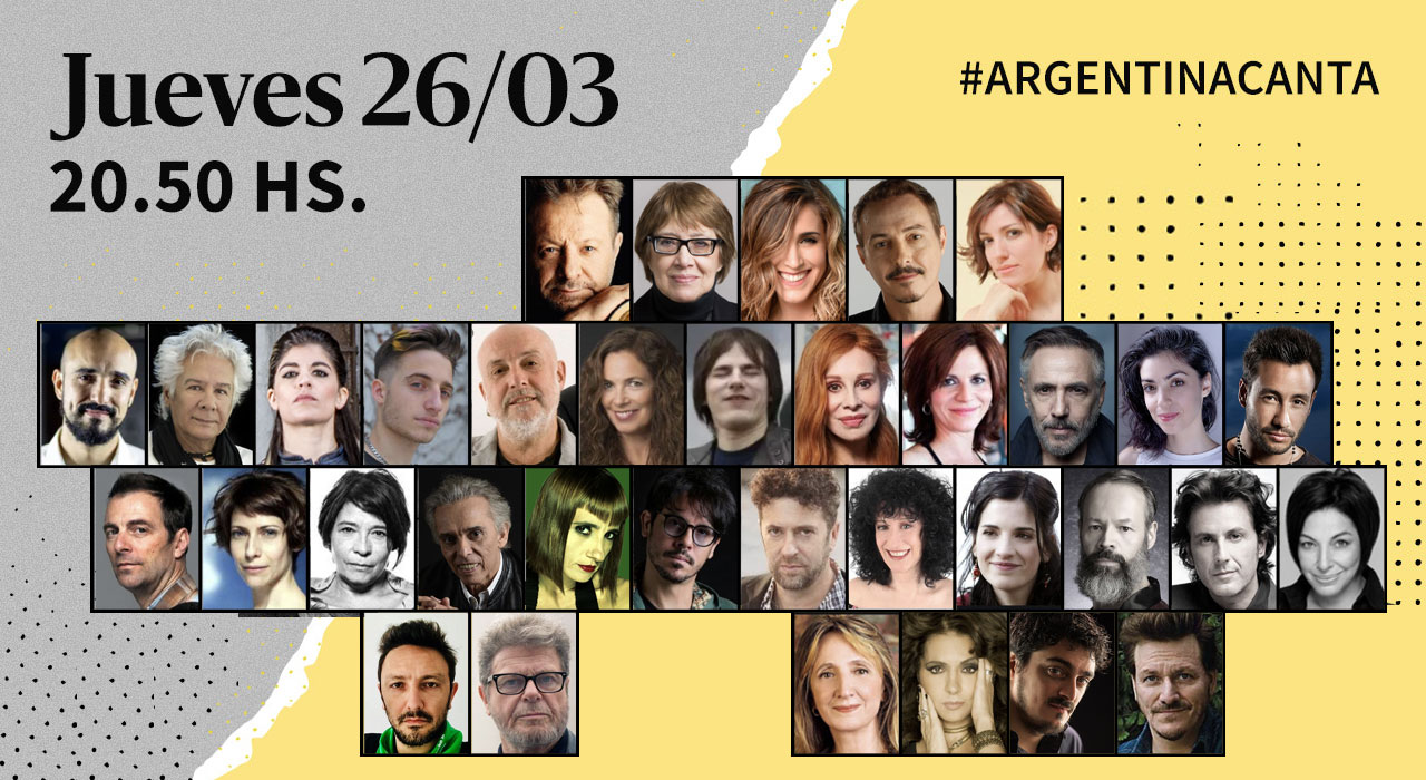 #ArgentinaCanta: el país y más de 35 artistas entonarán la misma canción este jueves a la noche