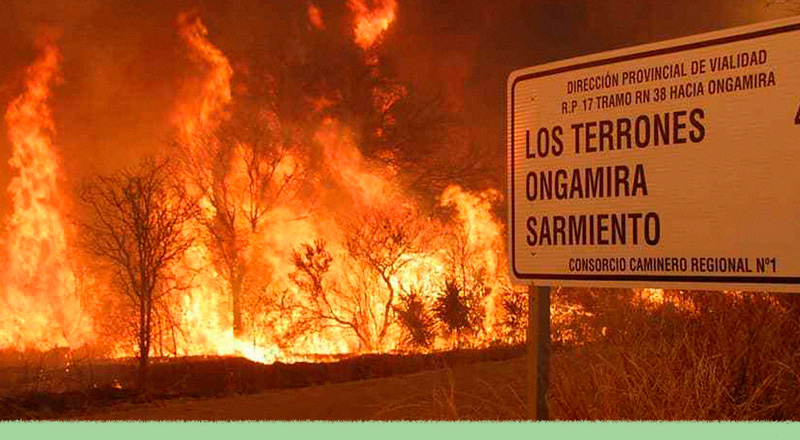 En llamas: por qué el fuego azota a Córdoba y a California