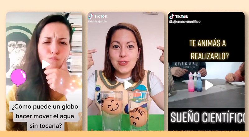 Por qué cada vez más docentes y estudiantes están en TikTok