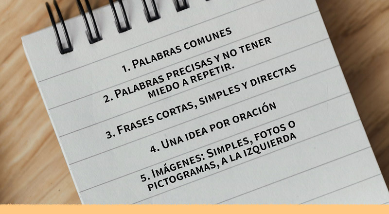 Simplificar el texto de escritura. Concepto Significado hacer algo