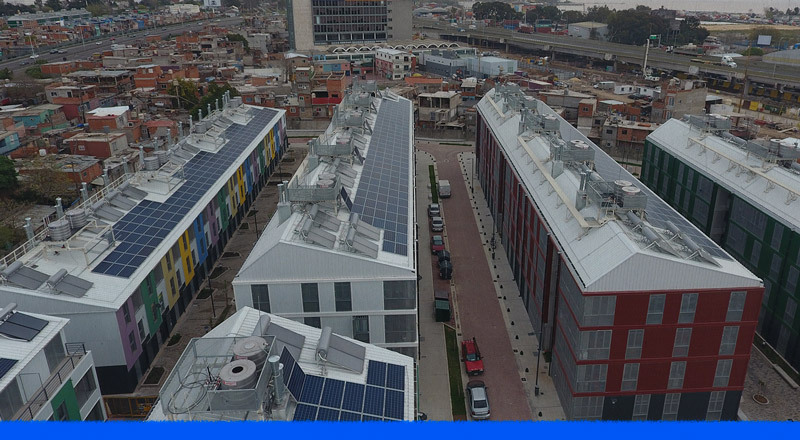 Un informe global resalta el proyecto de energías renovables del Barrio 31