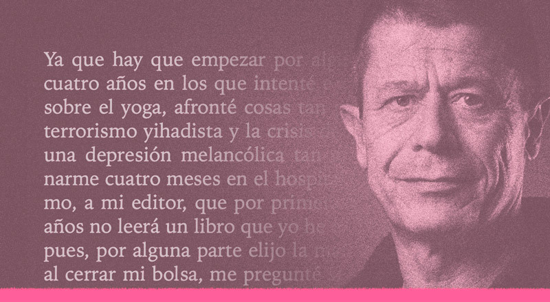 Yoga': el regreso de Carrère, entre la depresión y la meditación- RED/ACCIÓN