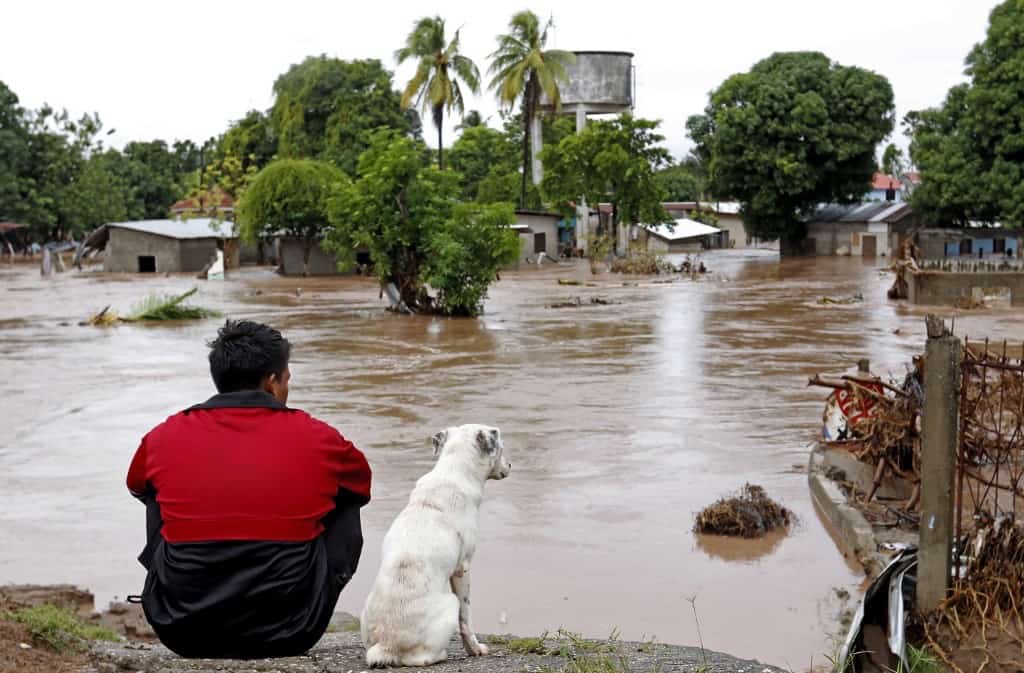 Inundación en Honduras.