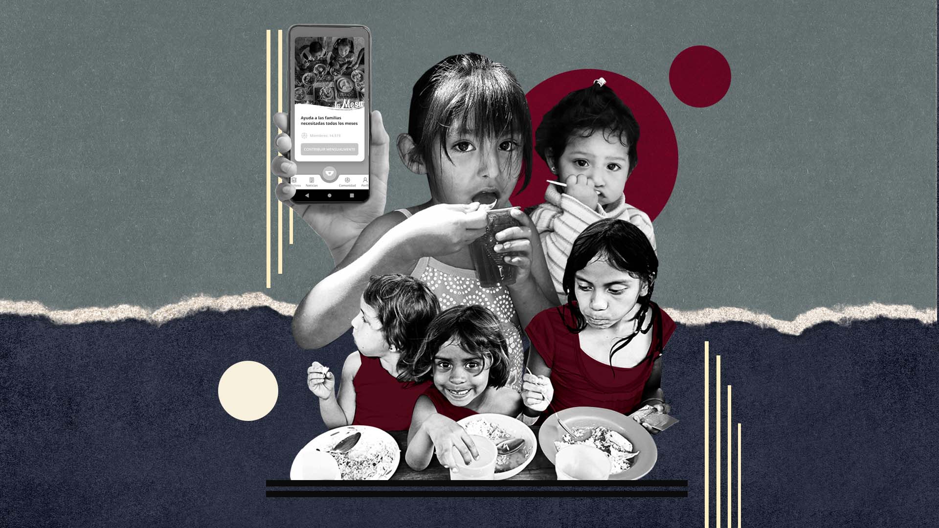 La aplicación ShareTheMeal permite donar comida a familias de cualquier lugar del planeta que sufra una crisis alimentaria