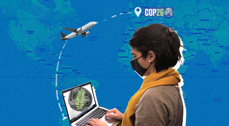 Cómo podemos compensar las emisiones que genera un viaje transatlántico: el aprendizaje que deja nuestra cobertura de la COP26