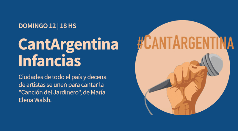 #CantArgentina: el país y más de 20 artistas entonarán la misma canción este domingo 12 de diciembre