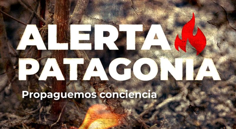 Afiche de la campaña Alerta Patagonia, de Amigos de la Patagonia.