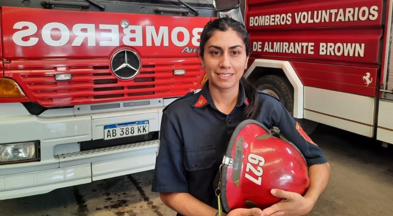 Soledad en el cuartel de bomberos.