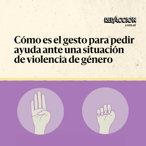 Cómo es el gesto para pedir ayuda ante una situación de violencia de género