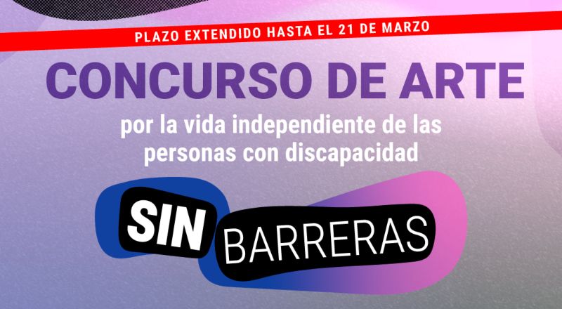 Banner del concurso Sin Barreras