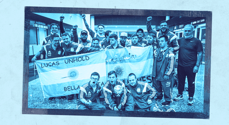 Los Halcones, el equipo argentino de chicos con síndrome de Down
