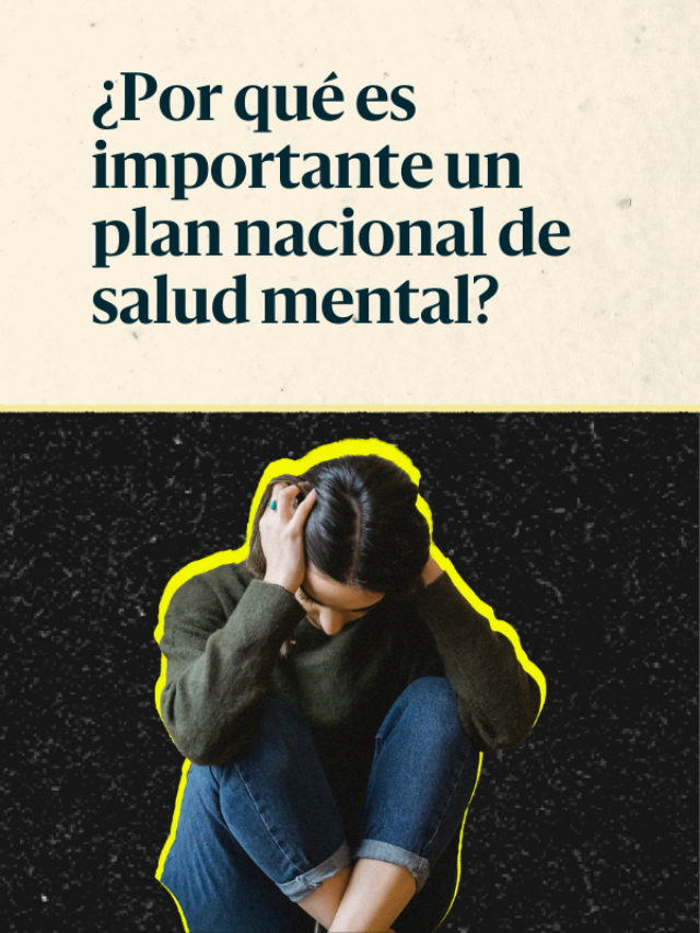 ¿Por qué es importante un plan nacional de salud mental?