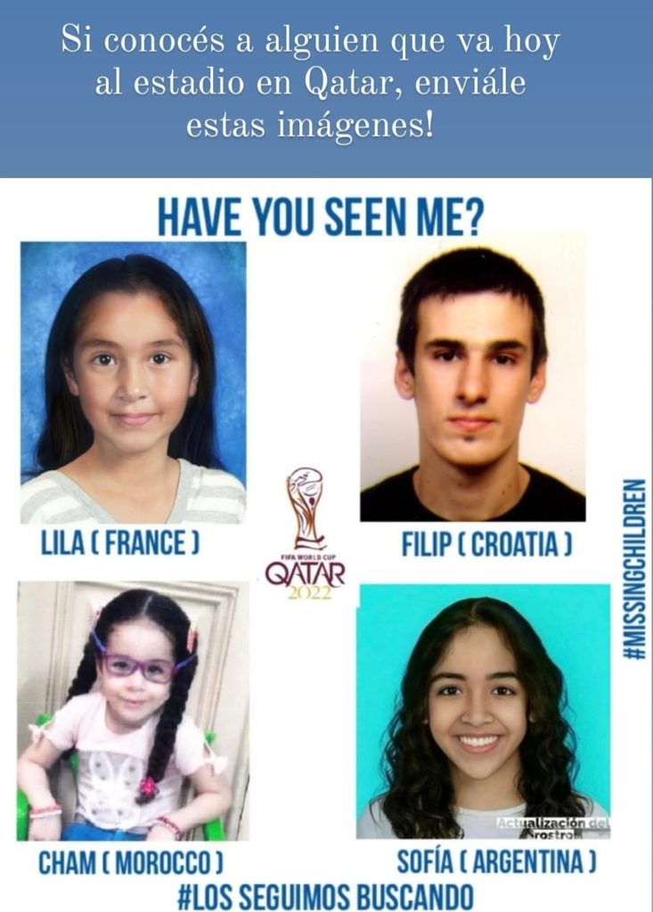 Las fotos de Lila (una niña de Francia), Filip (un joven croata), Sofía (Una joven argentina) y Cham (una chica marroquí), algunos de los chicos que se buscan en el mundo.