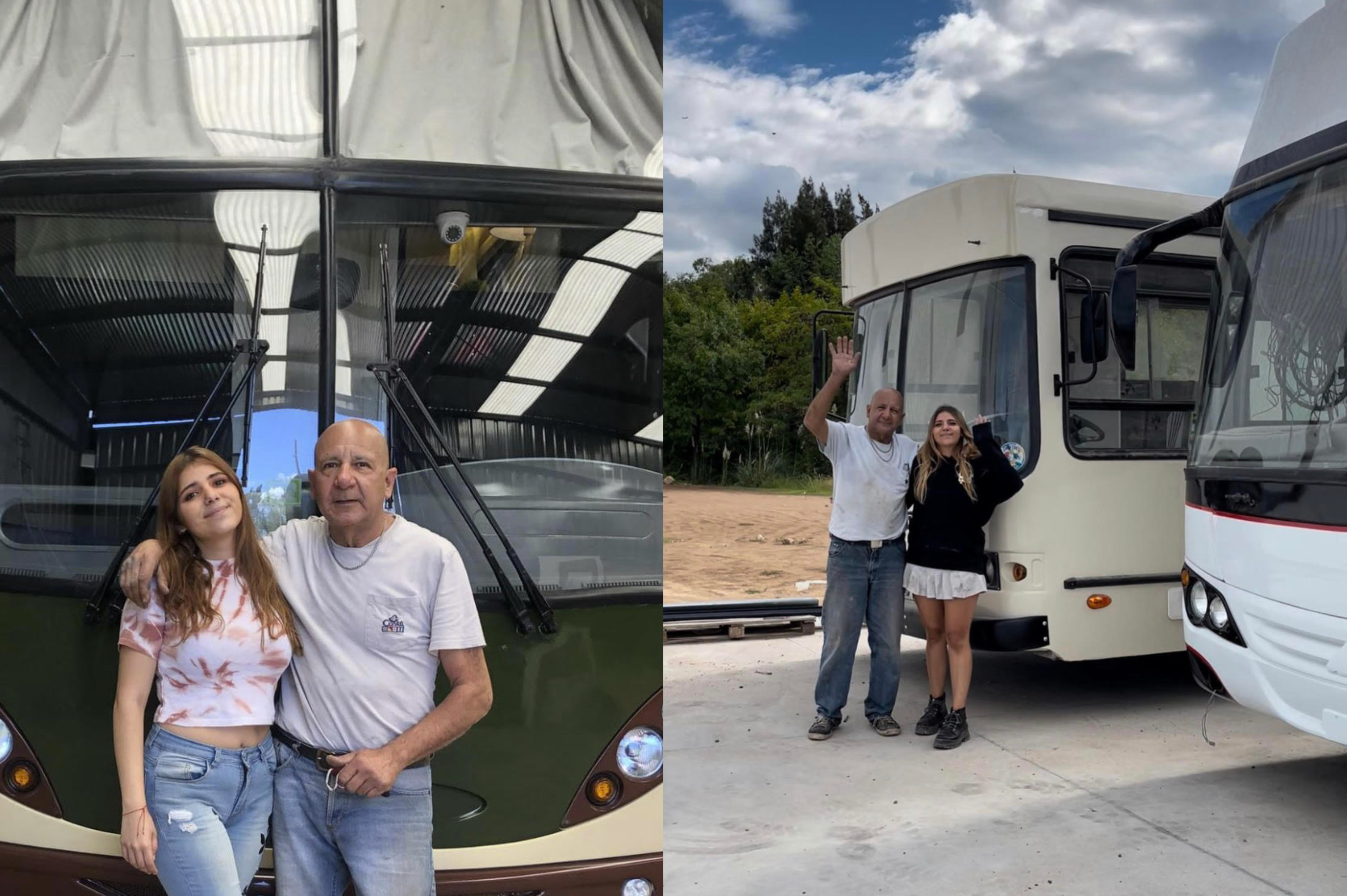 La familia de los motorhomes: convierten vehículos en casas rodantes y su trabajo se volvió viral en redes sociales