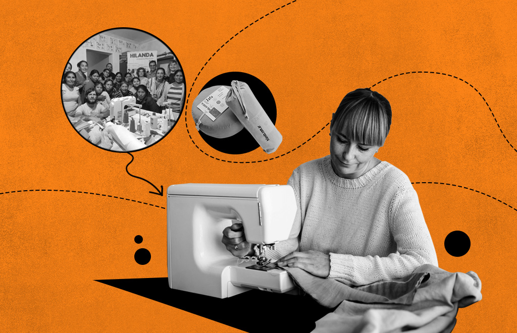 Un emprendimiento genera trabajo para mujeres de sectores vulnerables mientras reduce el impacto de la industria textil