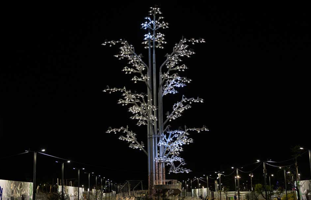 Arbórea Magna: el nuevo monumento porteño del tamaño del Cristo Redentor que se ilumina con energía solar