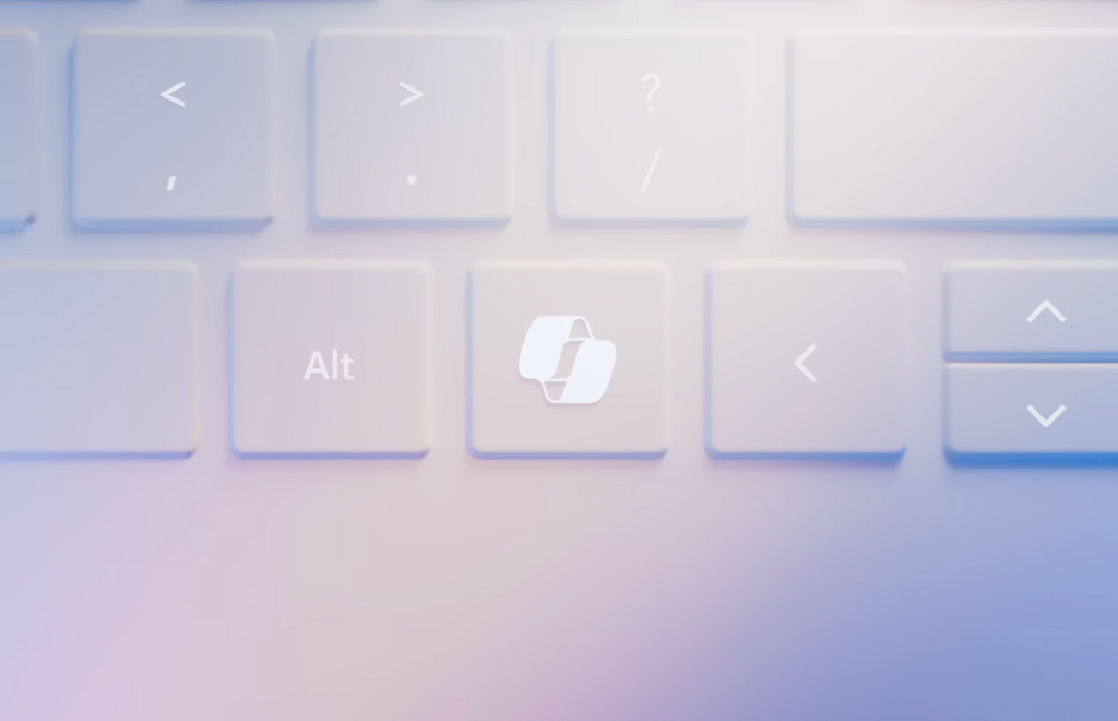 Sin escalas: Microsoft introduce un nuevo botón en su teclado que te dirige directamente a su asistente de IA
