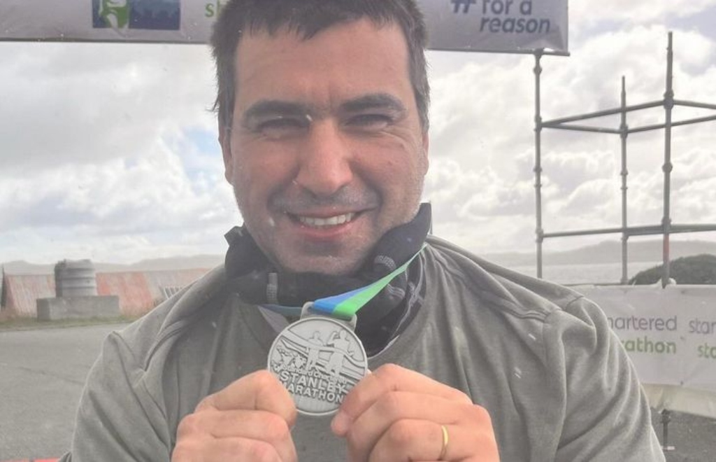 El relato de un argentino que corrió la maratón de las islas Malvinas